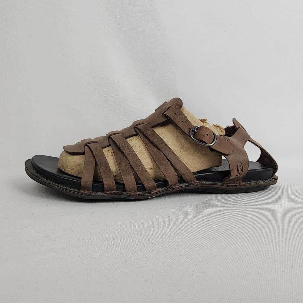 Brown Leather Women's Sandals